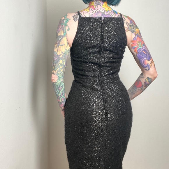 Vintage glitter textured dress - Picture 2 of 4